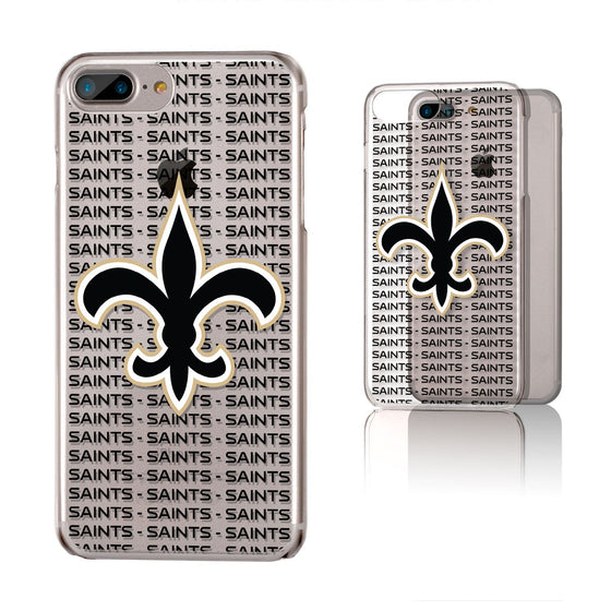 New Orleans Saints Blackletter Clear Case - 757 Sports Collectibles