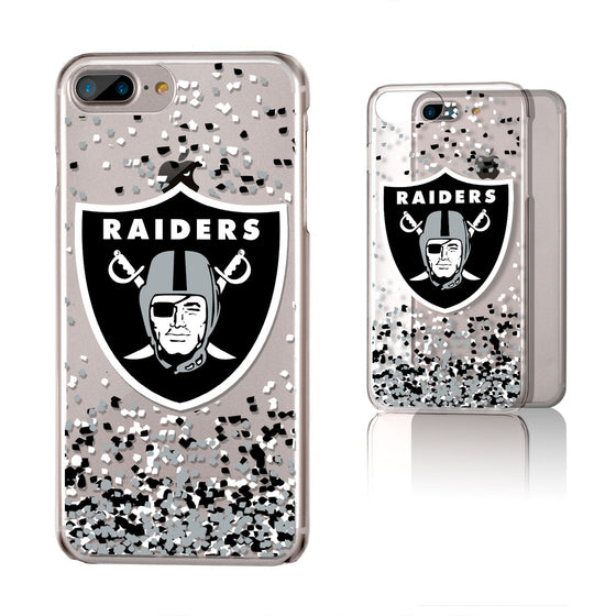 Las Vegas Raiders Confetti Clear Case - 757 Sports Collectibles