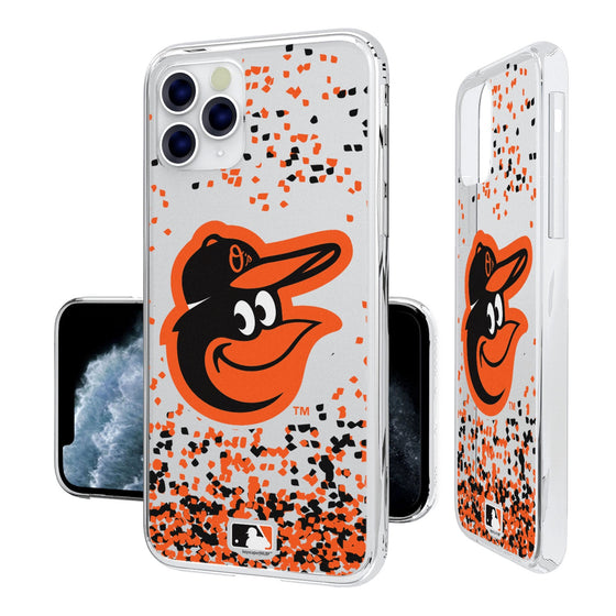 Baltimore Orioles Confetti Clear Case - 757 Sports Collectibles