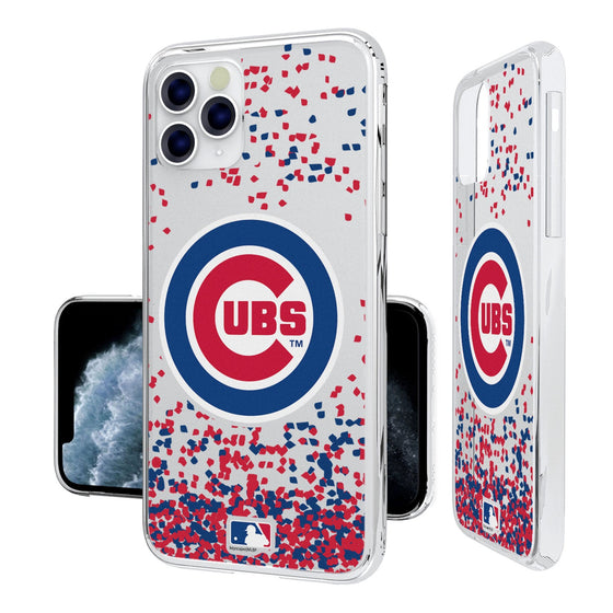 Chicago Cubs Confetti Clear Case - 757 Sports Collectibles