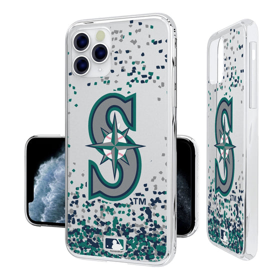 Seattle Mariners Confetti Clear Case - 757 Sports Collectibles