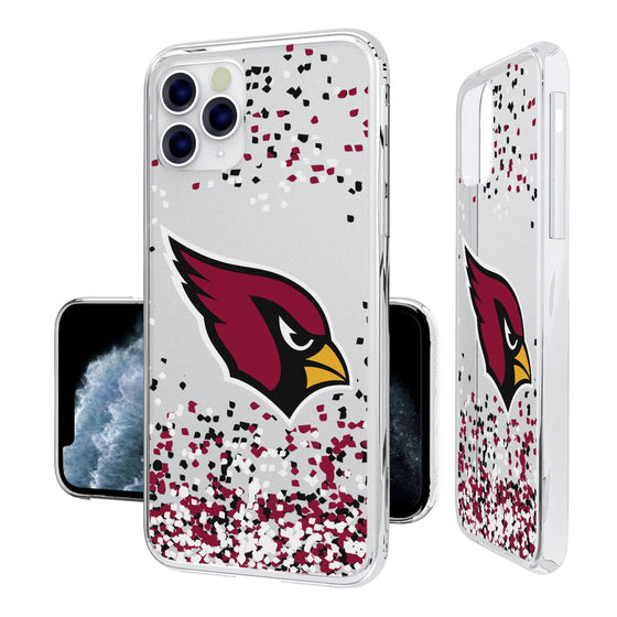 Arizona Cardinals Confetti Clear Case - 757 Sports Collectibles