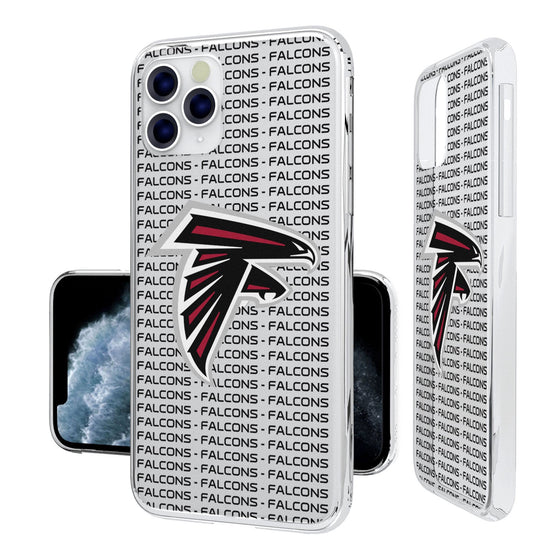 Atlanta Falcons Blackletter Clear Case - 757 Sports Collectibles