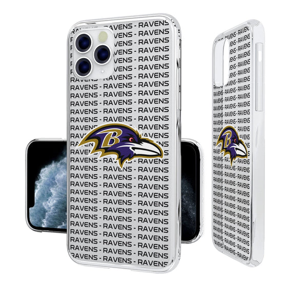 Baltimore Ravens Blackletter Clear Case - 757 Sports Collectibles