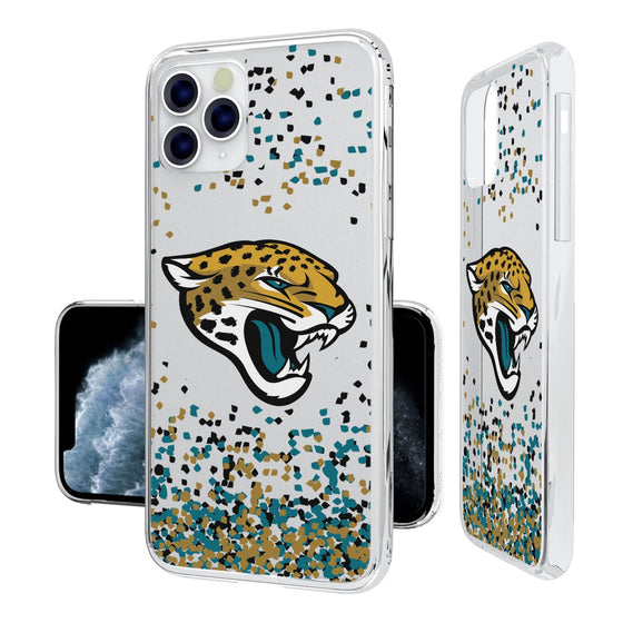 Jacksonville Jaguars Confetti Clear Case - 757 Sports Collectibles