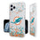 Miami Dolphins Confetti Clear Case - 757 Sports Collectibles