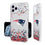 New England Patriots Confetti Clear Case - 757 Sports Collectibles