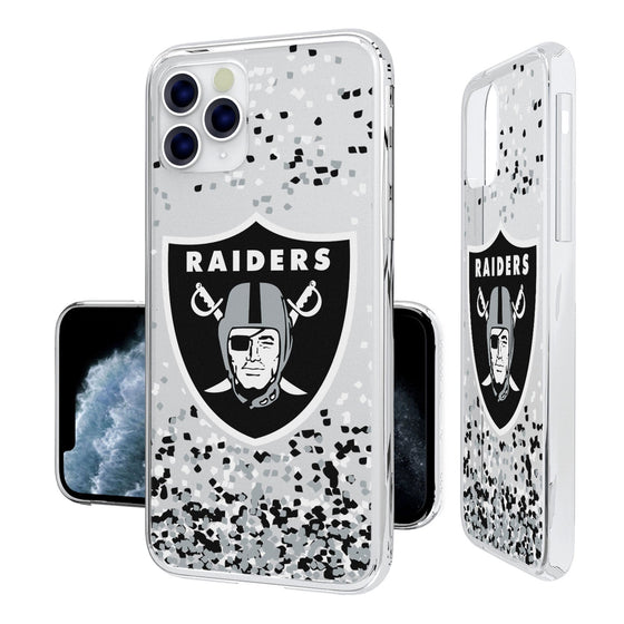 Las Vegas Raiders Confetti Clear Case - 757 Sports Collectibles