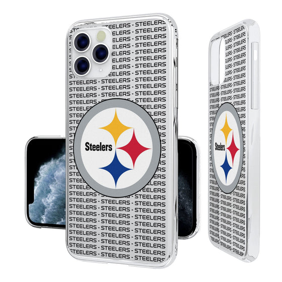 Pittsburgh Steelers Blackletter Clear Case - 757 Sports Collectibles