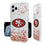 San Francisco 49ers Confetti Clear Case - 757 Sports Collectibles