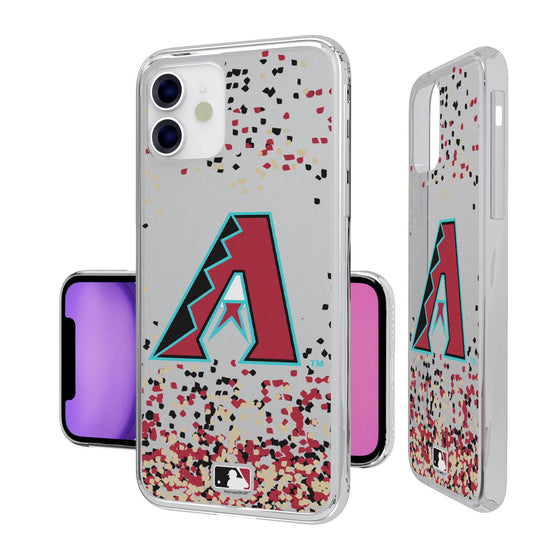 Arizona Diamondbacks Confetti Clear Case - 757 Sports Collectibles