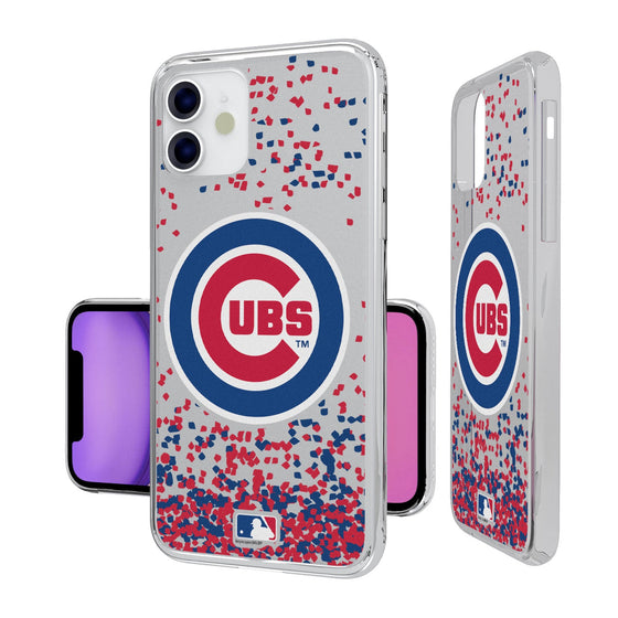 Chicago Cubs Confetti Clear Case - 757 Sports Collectibles