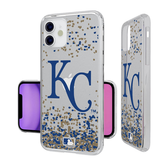 Kansas City Royals Confetti Clear Case - 757 Sports Collectibles