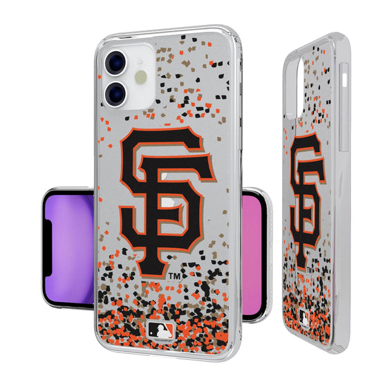 San Francisco Giants Confetti Clear Case - 757 Sports Collectibles