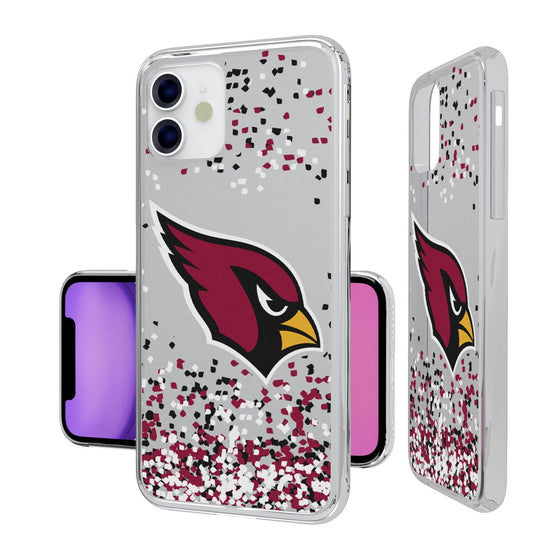 Arizona Cardinals Confetti Clear Case - 757 Sports Collectibles