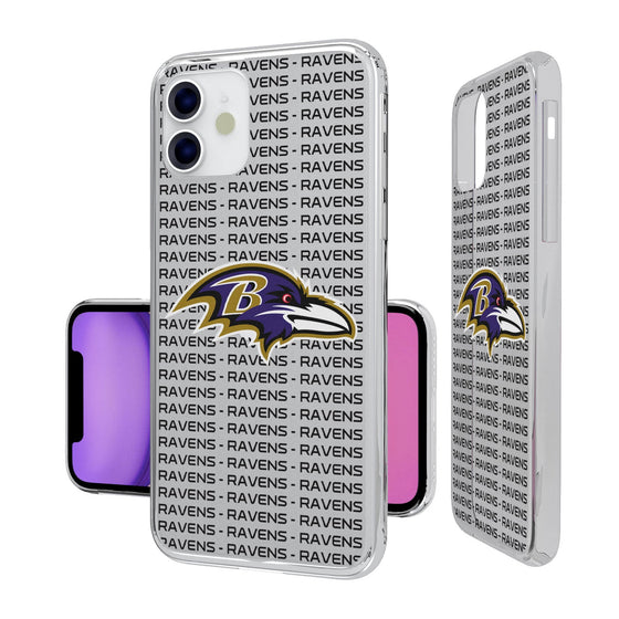 Baltimore Ravens Blackletter Clear Case - 757 Sports Collectibles