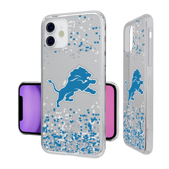 Detroit Lions Confetti Clear Case - 757 Sports Collectibles