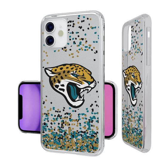 Jacksonville Jaguars Confetti Clear Case - 757 Sports Collectibles