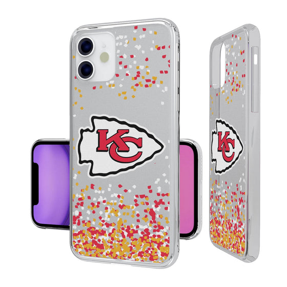 Kansas City Chiefs Confetti Clear Case - 757 Sports Collectibles