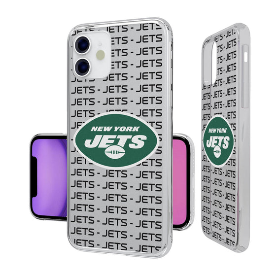 New York Jets Blackletter Clear Case - 757 Sports Collectibles