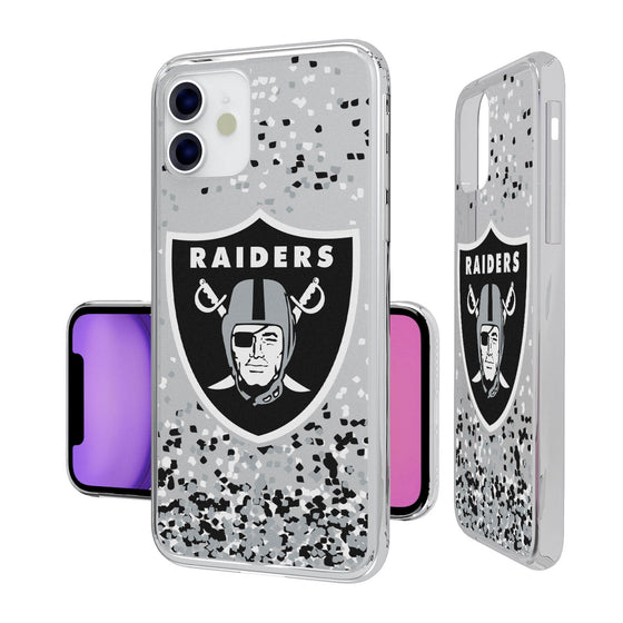 Las Vegas Raiders Confetti Clear Case - 757 Sports Collectibles