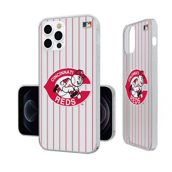 Cincinnati Reds 1978-1992 - Cooperstown Collection Pinstripe Clear Case - 757 Sports Collectibles