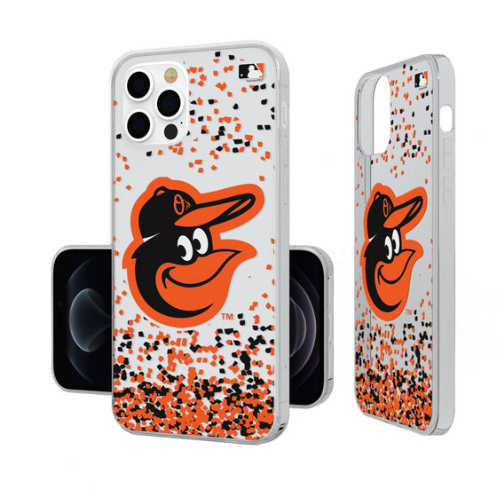 Baltimore Orioles Confetti Clear Case - 757 Sports Collectibles