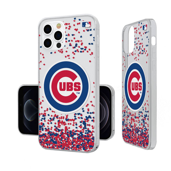 Chicago Cubs Confetti Clear Case - 757 Sports Collectibles