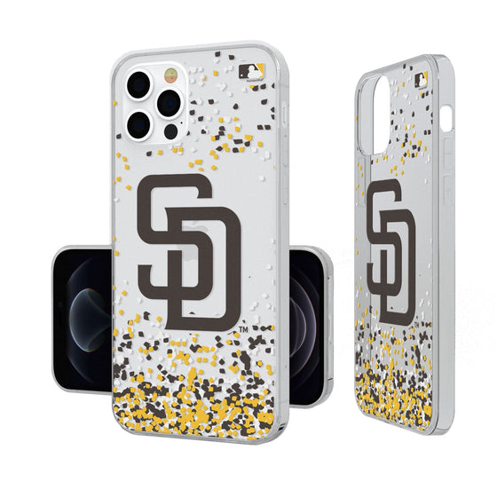 San Diego Padres Confetti Clear Case - 757 Sports Collectibles