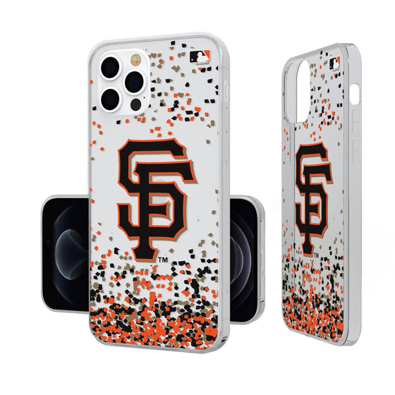 San Francisco Giants Confetti Clear Case - 757 Sports Collectibles