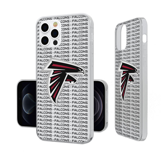 Atlanta Falcons Blackletter Clear Case - 757 Sports Collectibles