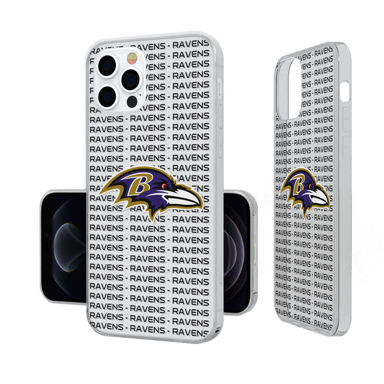 Baltimore Ravens Blackletter Clear Case - 757 Sports Collectibles