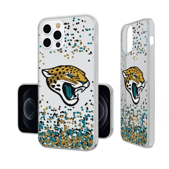 Jacksonville Jaguars Confetti Clear Case - 757 Sports Collectibles