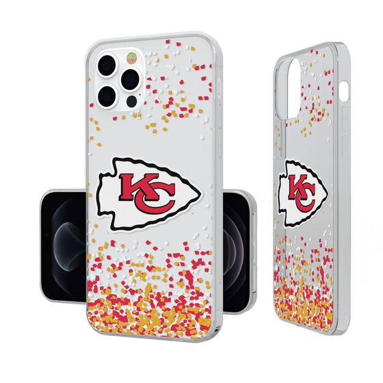 Kansas City Chiefs Confetti Clear Case - 757 Sports Collectibles