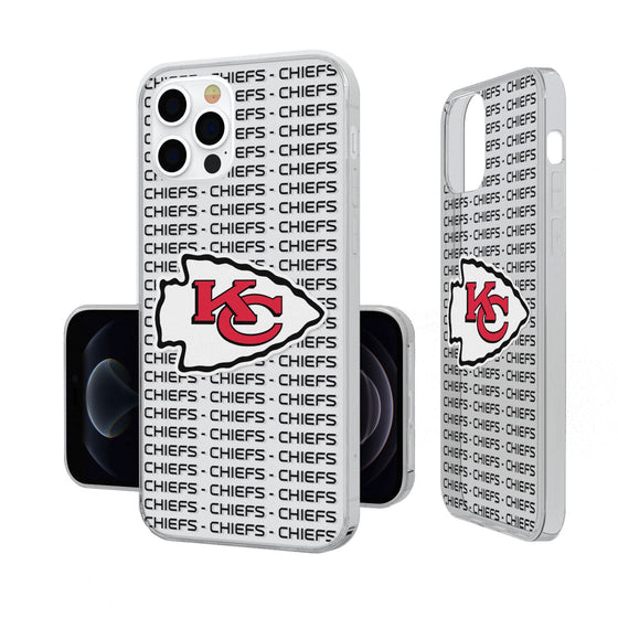 Kansas City Chiefs Blackletter Clear Case - 757 Sports Collectibles