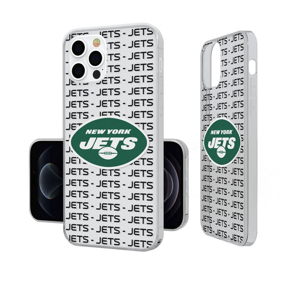 New York Jets Blackletter Clear Case - 757 Sports Collectibles