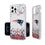 New England Patriots Confetti Clear Case - 757 Sports Collectibles