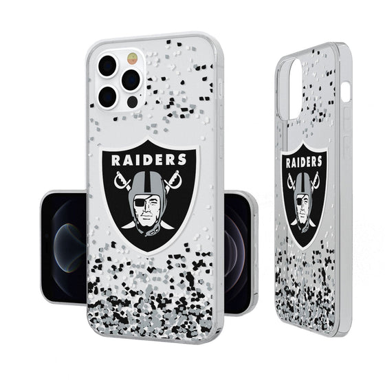 Las Vegas Raiders Confetti Clear Case - 757 Sports Collectibles