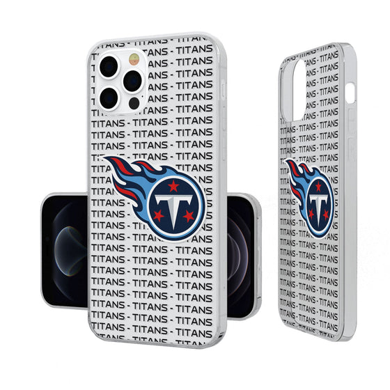 Tennessee Titans Blackletter Clear Case - 757 Sports Collectibles