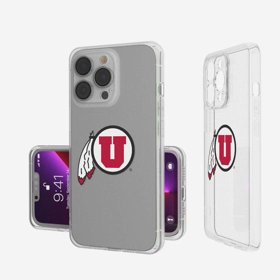 Utah Utes Insignia Clear Case-0