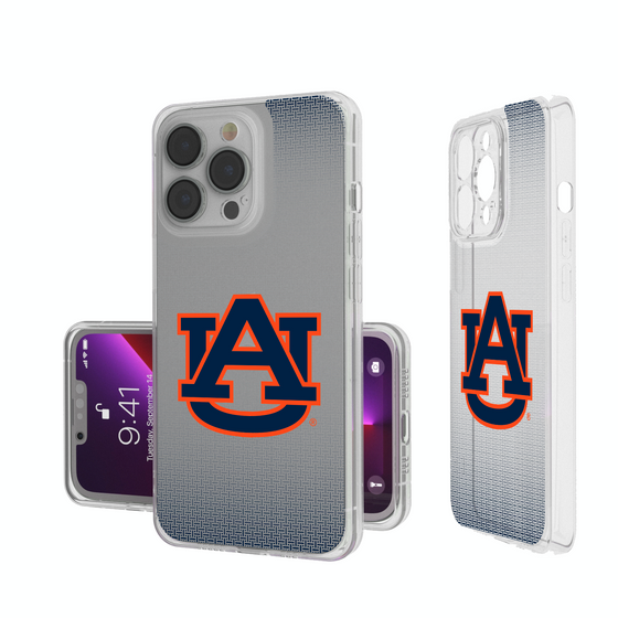 Auburn Tigers Linen Clear Phone Case-0