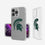 Michigan State Spartans Insignia Clear Case-0