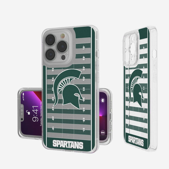 Michigan State Spartans Football Field Clear Case-0