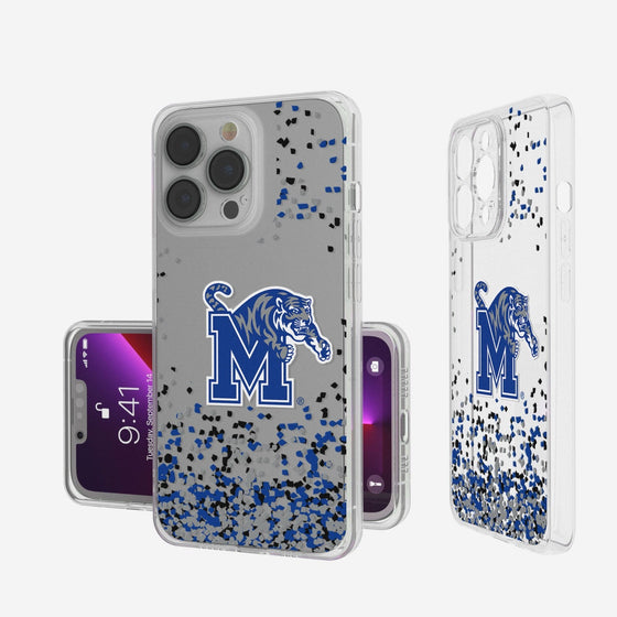 Memphis Tigers Confetti Clear Case-0