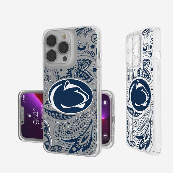 Penn State Nittany Lions Paisley Clear Case-0