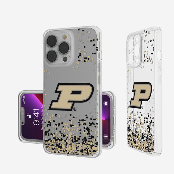 Purdue Boilermakers Confetti Clear Case-0