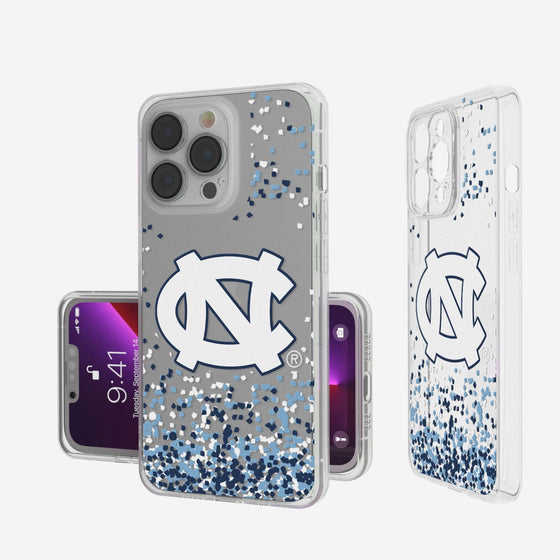 North Carolina Tar Heels Confetti Clear Case-0