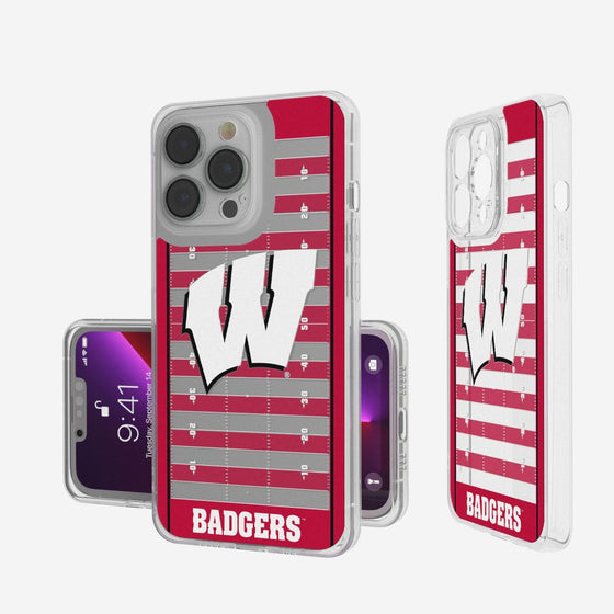 Wisconsin Badgers Football Field Clear Case-0