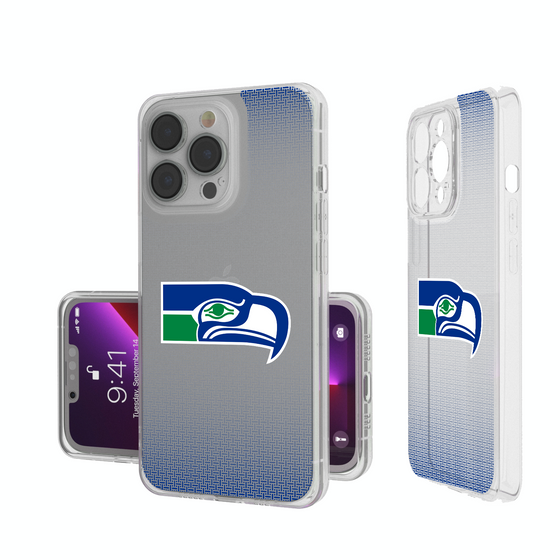 Seattle Seahawks Historic Collection Linen Clear Phone Case-0