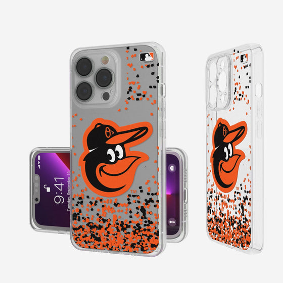 Baltimore Orioles Confetti Clear Case - 757 Sports Collectibles